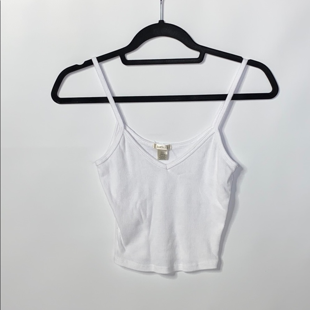 White crop top